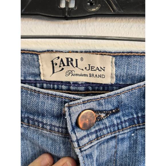 Vintage Earl Jeans Premium Brand Womens Bootcut Korwrin Rinse Size 6 - Picture 10 of 10